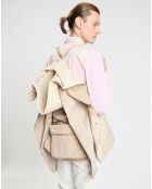 Coupe Vent Colorblock Packable beige clair