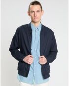 Blouson en Lin mélangé bleu marine