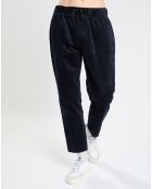 Jogging en Velours Coton Organic bleu marine