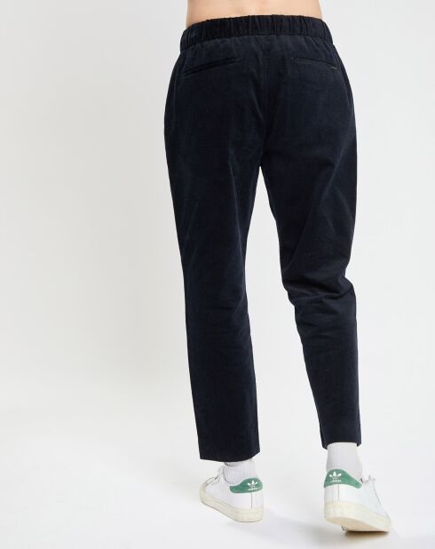 Jogging en Velours Coton Organic bleu marine