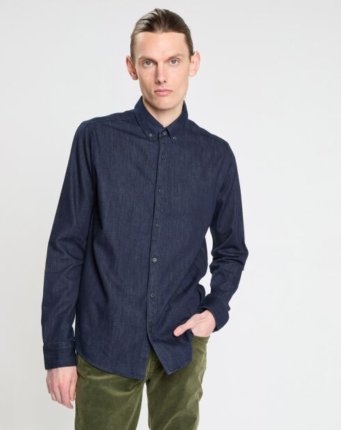 Chemise en jean Regular Fit  bleu foncé