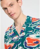 Chemise Regular Fit fluide imprimée Island multicolore