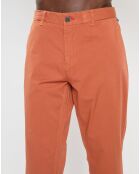 Pantalon chino Slim Fit Stuart Garment Dyed orange