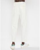 Pantalon chino Pince léger blanc