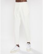 Pantalon chino Pince léger blanc