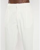 Pantalon chino Pince léger blanc