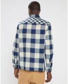 Chemise Regular Fit à carreaux bleu/écru