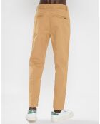 Pantalon Fave Chiné Structure Serge beige