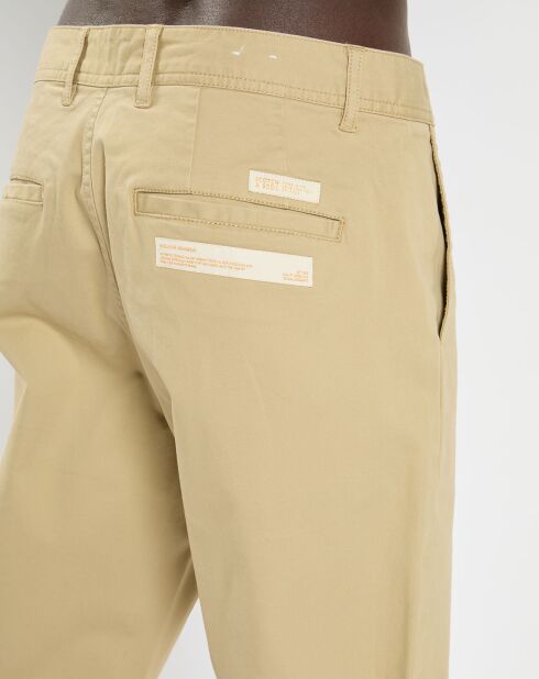 Pantalon Fave-Chino Coton Organic beige