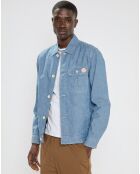 Blouson en Jean Chambray bleu