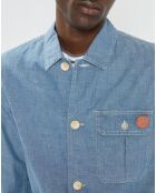 Blouson en Jean Chambray bleu