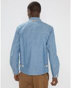 Blouson en Jean Chambray bleu