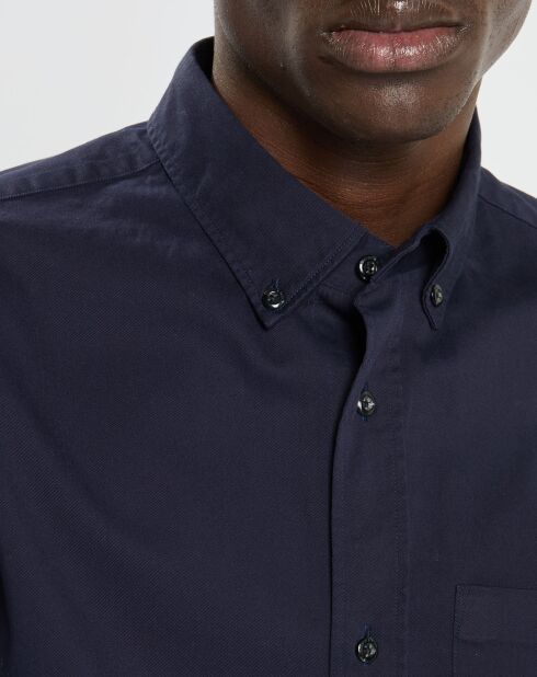 Chemise Regular Fit Twill bleu foncé