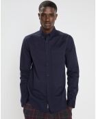 Chemise Regular Fit Twill bleu foncé