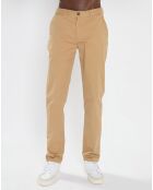 Pantalon Chino Stuart Uni Stretch beige