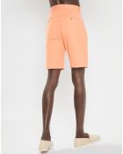 Short en Coton Bio mélangé Regular Fit Stuart orange clair