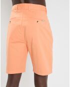 Short en Coton Bio mélangé Regular Fit Stuart orange clair