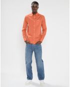 Chemise Regular Fit Pocket imprimée orange clair