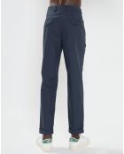 Pantalon Chino Regular Fit à Pinces Blake bleu marine