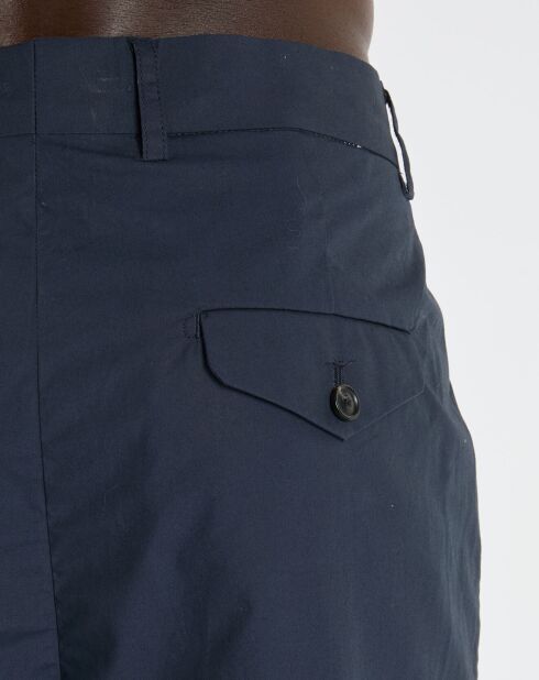 Pantalon Chino Regular Fit à Pinces Blake bleu marine