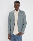 Veste Prince de Galles 2 Boutons gris moyen