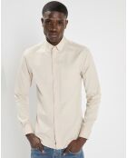 Chemise Regular Fit Twill écrue