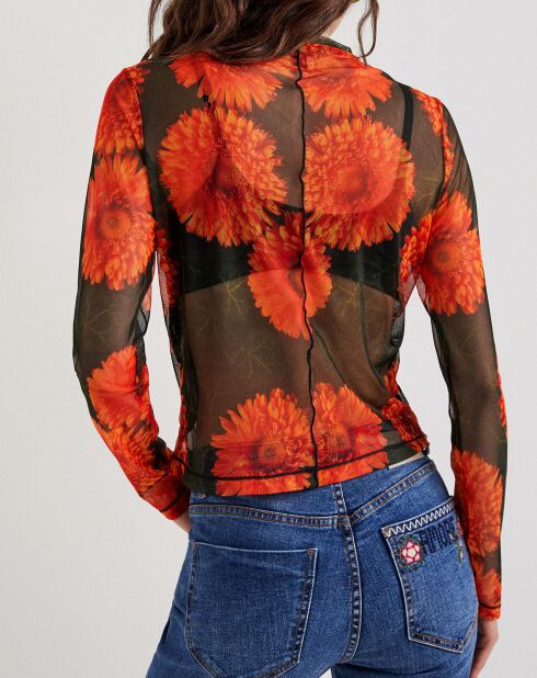 Top Genevieve orange