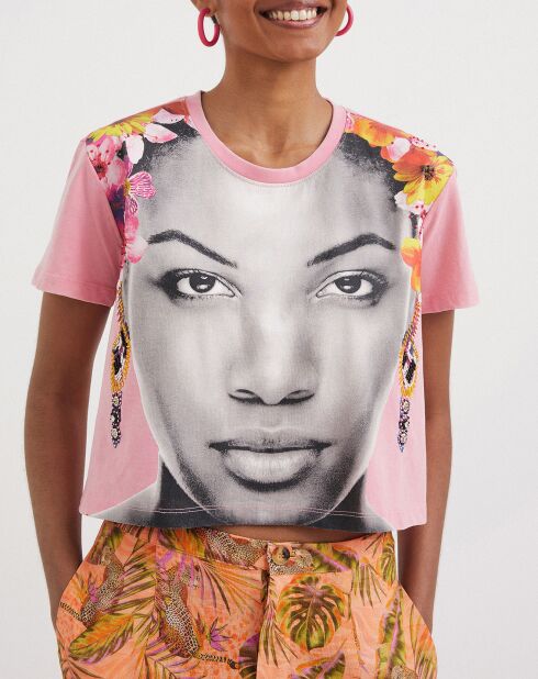 Felicity rosafarbenes Top