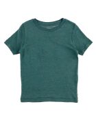 T-Shirt 100% Lin Mogo  vert épicéa