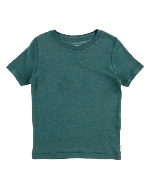 T-Shirt 100% Lin Mogo  vert épicéa