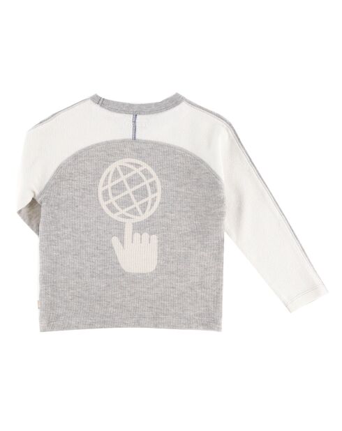 T-Shirt 100% Coton Bio Sano  gris clair