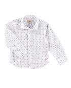 Chemise Ganix à pois blanche