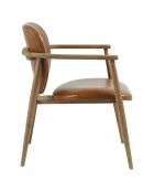 Fauteuil Melvin caramel - 57x71x84 cm