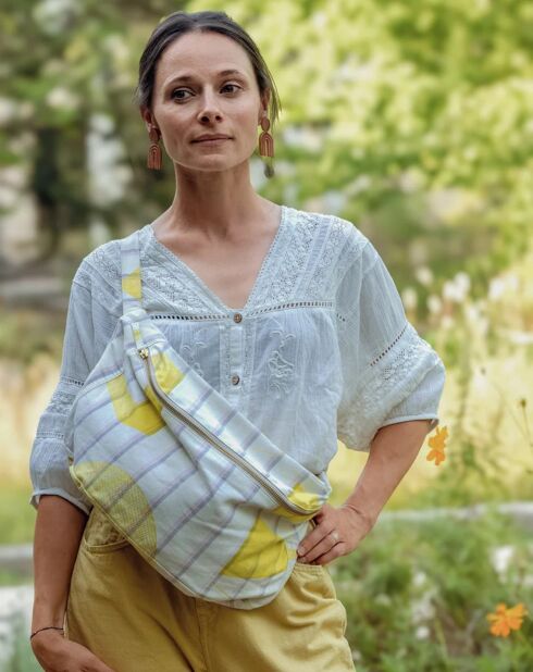 Sac Banane jaune - 40x18x10 cm