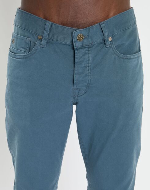 Pantalon Slim Fit Ralson Garment Dyed bleu