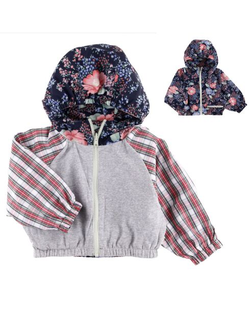 Veste de pluie réversible Harrod imprimée multicolore