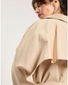 Trench-Coat imperméable en Gabardine Trevi beige