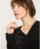 Blouse 100% Soie Teodore noire