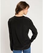 Blouse 100% Soie Teodore noire
