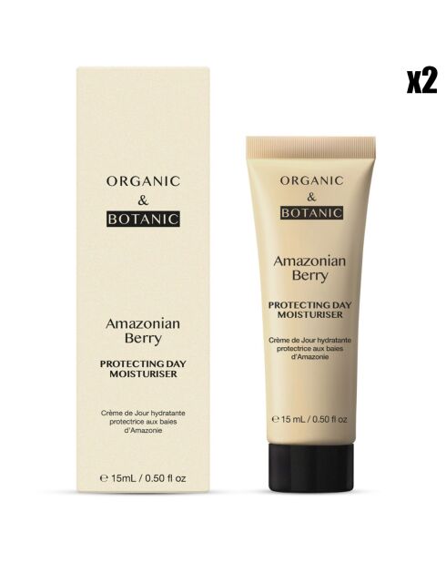 Amazonian Berry Day Moisturizer Duo - 15 ml