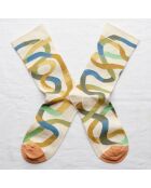 Calze a nastro multicolor