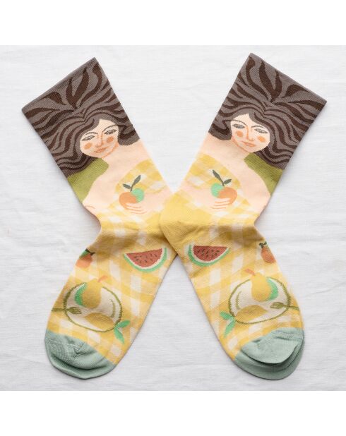 Chaussettes Pomme multicolores