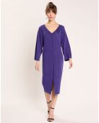 Robe en Laine mélangée Rhea violette