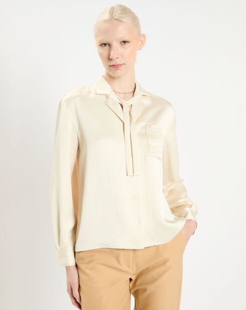 Chemise Callixte beige/doré