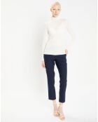 Pantalon en Laine mélangée Paul marine