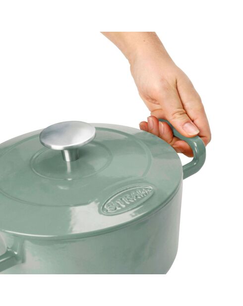 Cocotte Sitrabella induction verte - D.20 cm