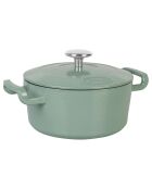 Cocotte Sitrabella induction verte - D.20 cm