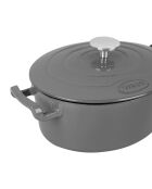 Cocotte Sitrabella induction grise - D.26 cm