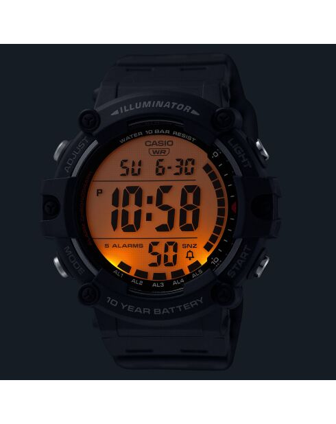 Montre Homme Casio Collection en Résine noire