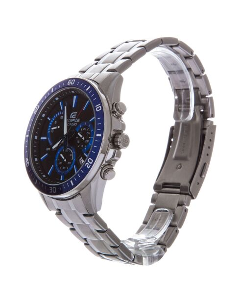Montre Homme Edifice en Acier inoxydable argentée